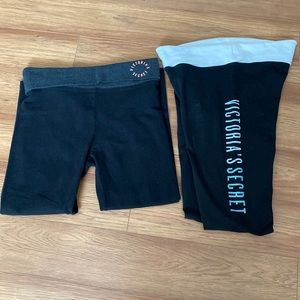 Vs Pink legging crops bundle